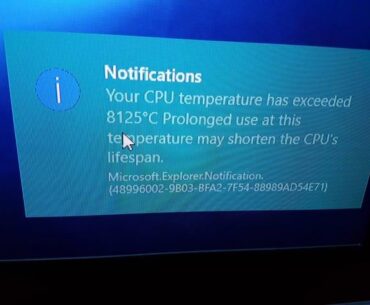 I think my CPU is not supposed to be this hot