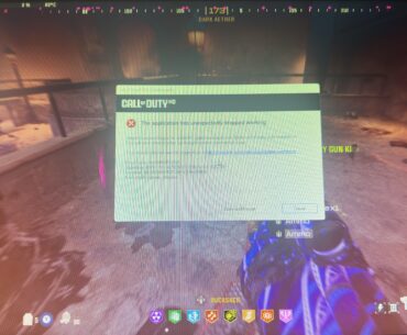 Game crashed while getting Mark of the Survivor camo