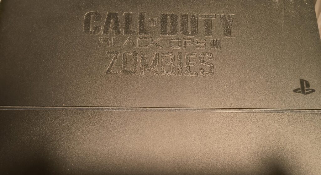 Blackops 3 zombies laser engraved ps4 Blackops 3 zombies laser engraved ps4