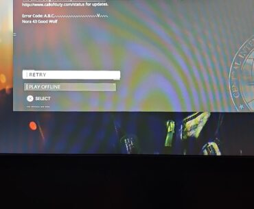 Game is not letting me go online