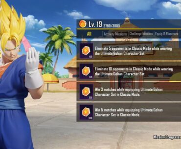 Do we need to unlock the ultimate gohan character set on level 20 to do all these missions?! (I wanted Frieza 🥺)