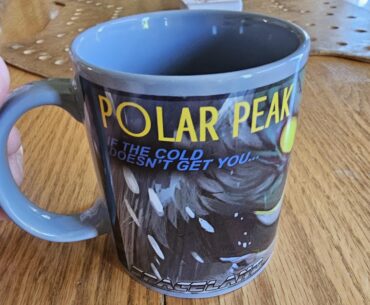 Went home to visit my parents and saw my mom is still using my Zombies in Spaceland cup from College.