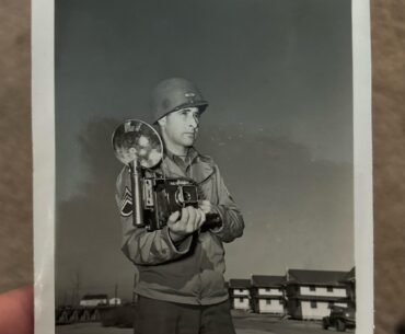 Can anyone help me figure out if this was a photo that was taken during WWII and if so, how would I find this gentleman?