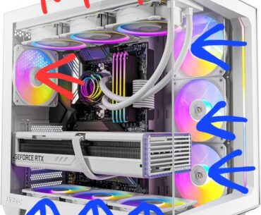 First time builder, is this airflow good?