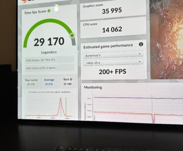 Timespy 7800x3d asrock taichi 7900xtx