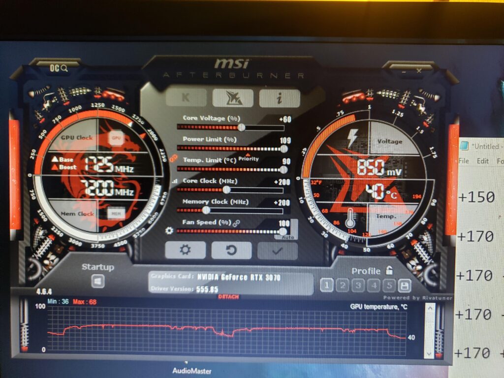 Am I going to high with the voltage on my 3070?