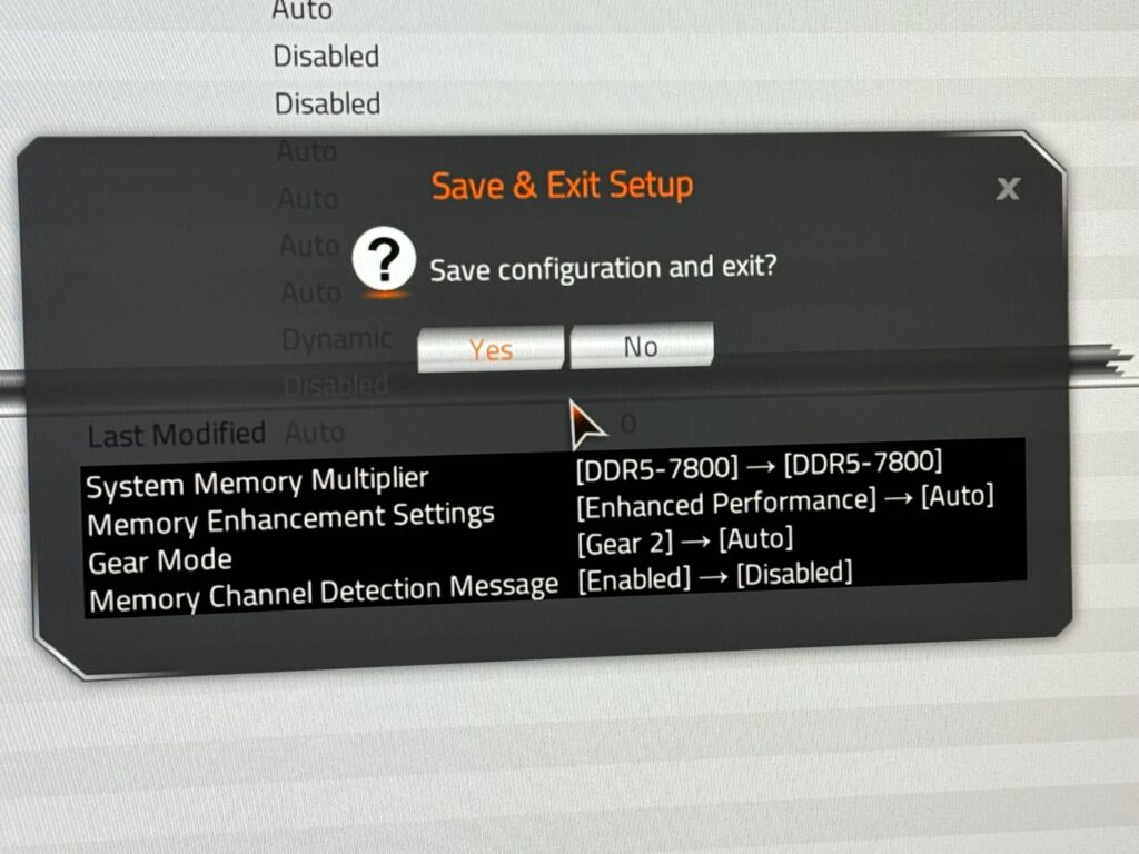 7800 c34, which fear mode should I use?