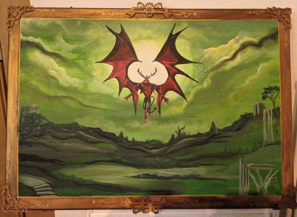 Any Final Fantasy 8 fans in the house? Here's a painting I did this week