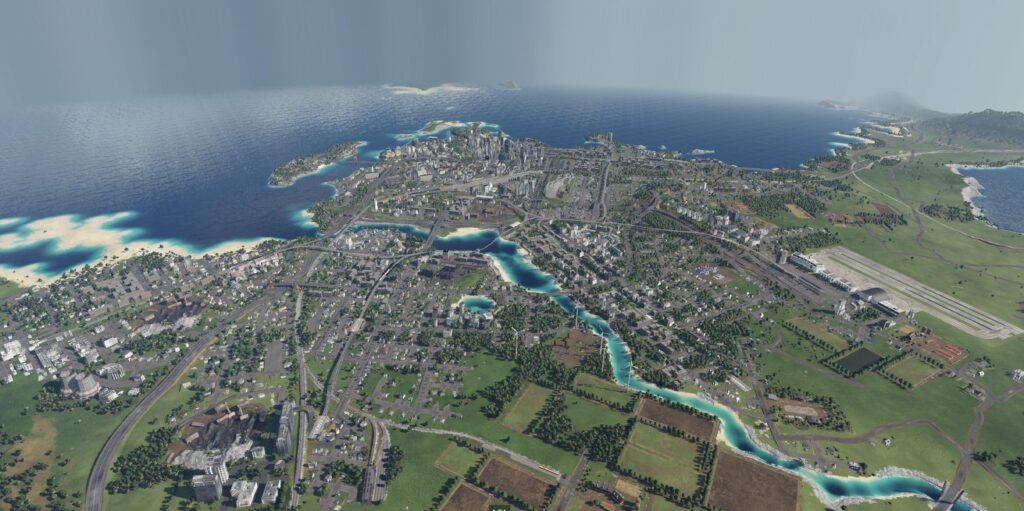 Using Transport Fever 2 as a citybuilder