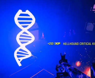 Can we do something about these damn DNA strands. Too big, too high in the air, and blindingly bright! I can't SEE anything!