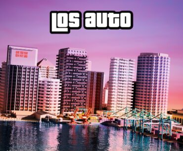 This is my GTA inspired Minecraft city!