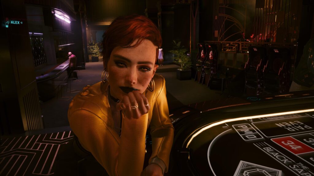 My favorite Aurore in-game screenshot I did during my first playthrough of phantom liberty. She’s so gorgeous ❤️🇫🇷, anyone agrees?