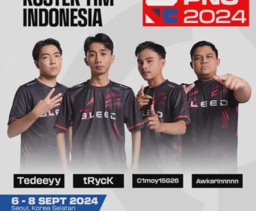 Team Indonesia PNC Lineup