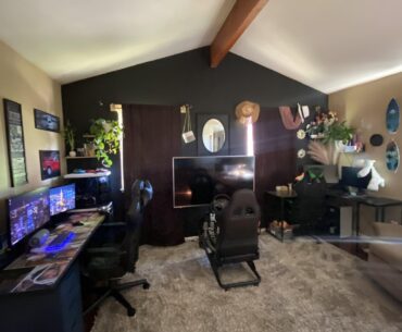 His and Her battlestation area