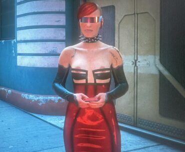 Red dress