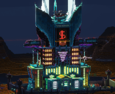 Cyberpunk Casino I made in Minecraft