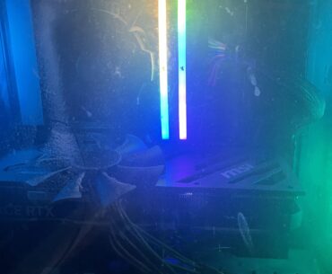 Playing a game and looked over to see my fan on my gpu lol. How does that even happen