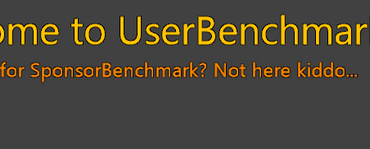 User benchmark try not to be delusional challenge (impossible)
