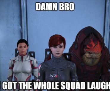 My first campaign of Mass Effect. I love it!