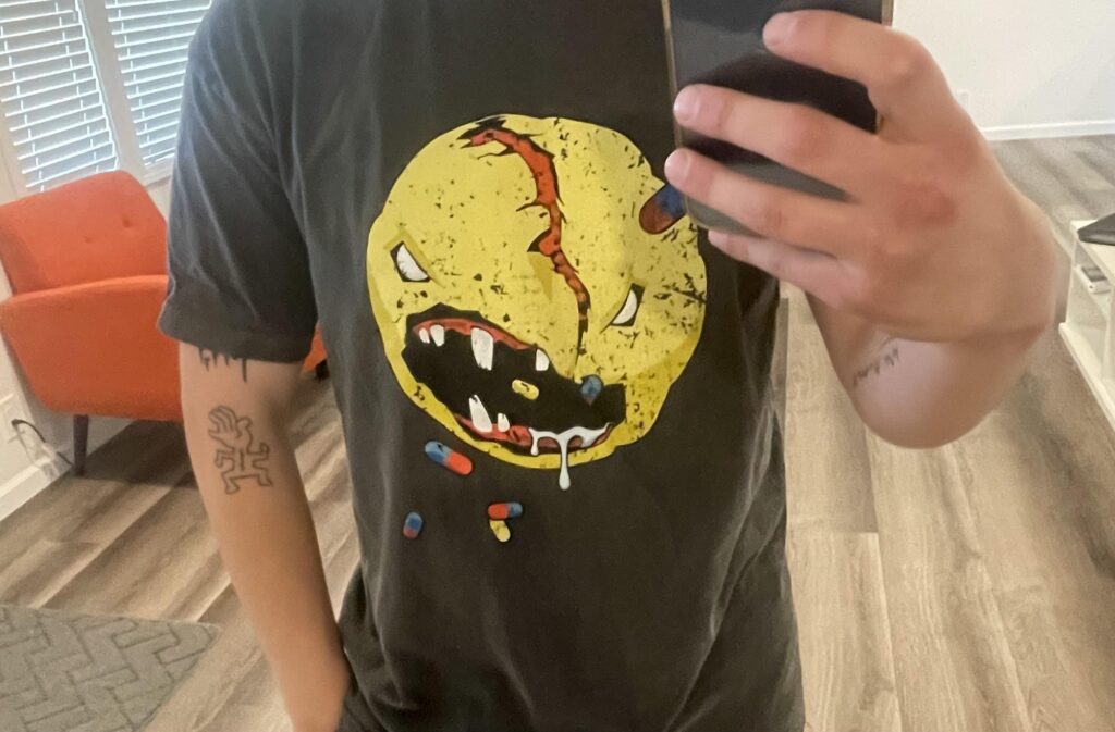 V’s fav shirt is becoming my fav shirt