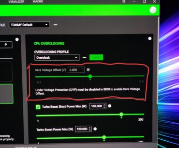 Should i enable this or can i leave the  red line option at stock?