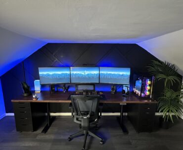 Current setup. Still working on the room