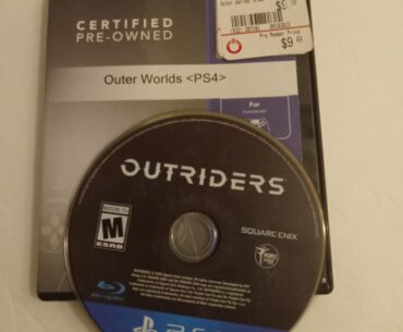 What I Ordered from Gamestop: Outer Wilds. What I Got: Outriders.