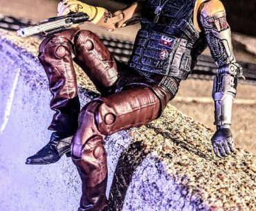 Johnny Silverhand by Mcfarlane toys (at night)