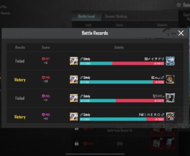 Lost another battle ! Always getting tough players ! No way I can reach pk9 now as only one battle left to play….Thats my final season of playing and will never participate again…Why Pubg ?