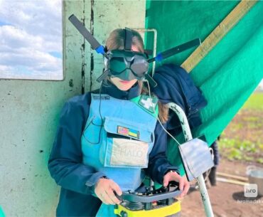 Valeriia Kotenko 23 y/o Deminer Operating in Ukraine
