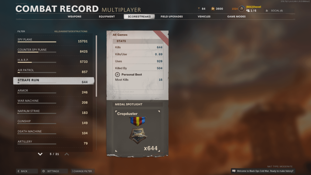 Anyone else think the strafe run needs a buff