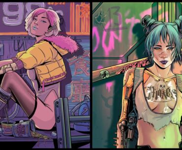 Is the character on the left in the game ? She's perfect 😭