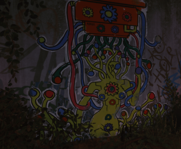 Not sure if anyone else has pointed this out, but this graffiti next to REDACTED reminds me a lot of REDACTED.