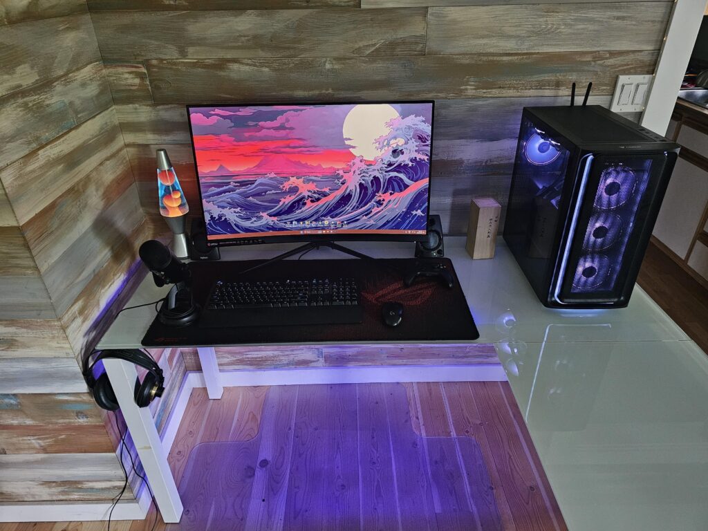New desk setup