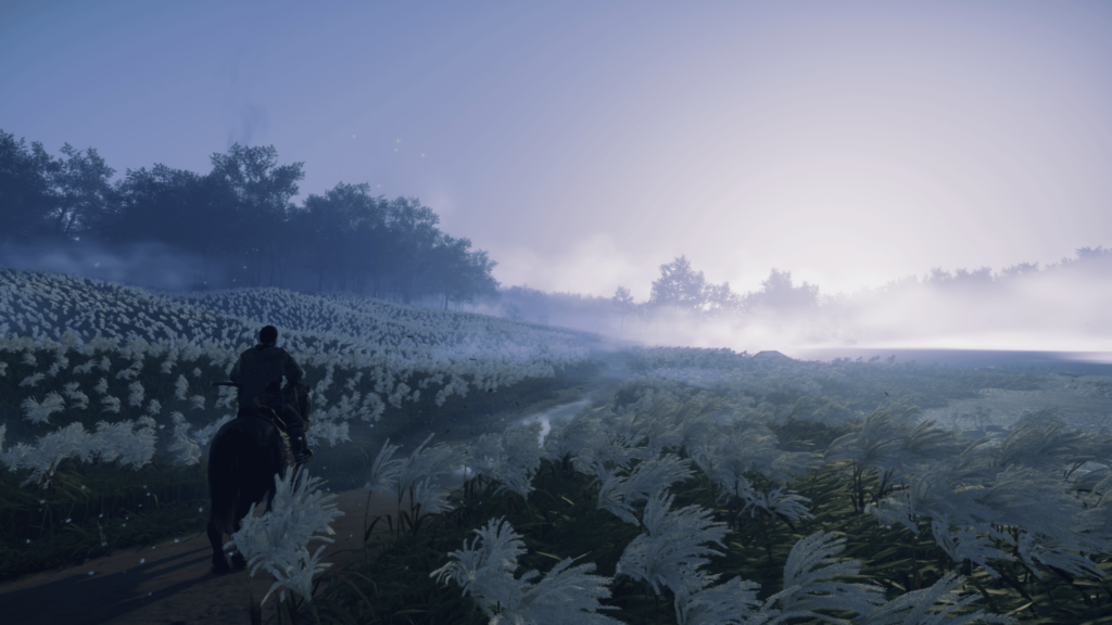 Just got my hands on tsushima and DAM this game is really pretty <3