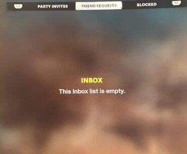 All my friend requests got deleted