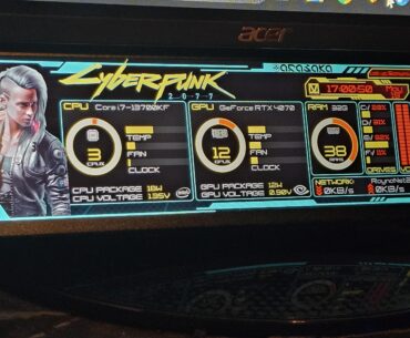 System monitor skin.