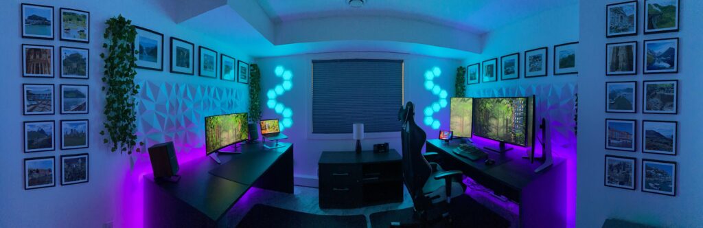 Converted a spare bedroom to my new office.