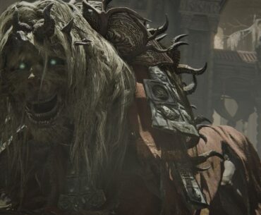 Model viewer forensics reveal that Elden Ring: Shadow of the Erdtree's Dancing Lion boss is actually two little guys piloting it around