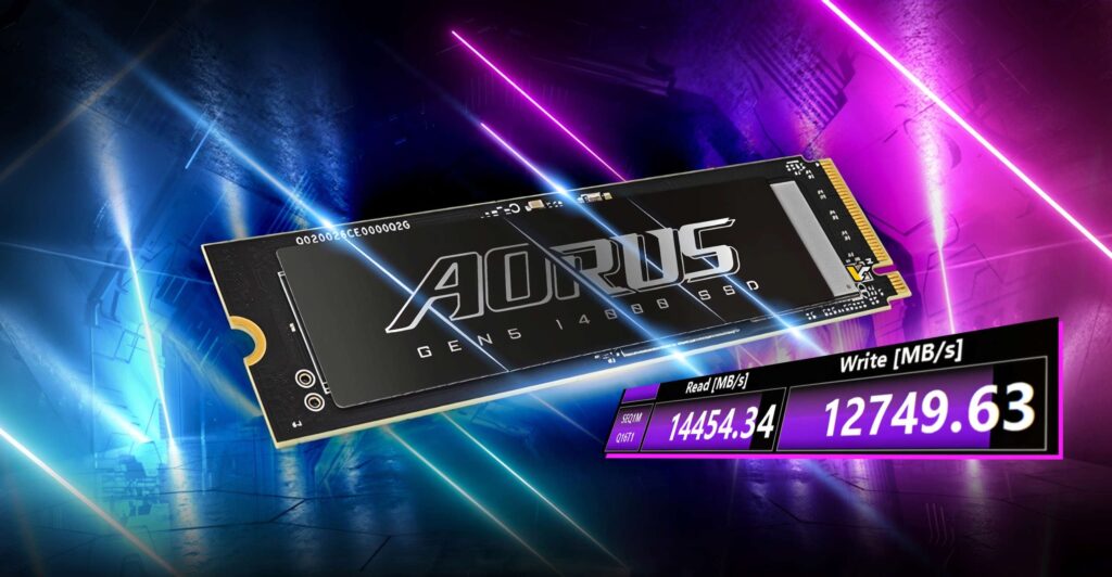 Gigabyte launches AORUS 14000 PCIe Gen5 SSD: up to 14.5 GB/s read speed and 99% boost over Gen4 SSD