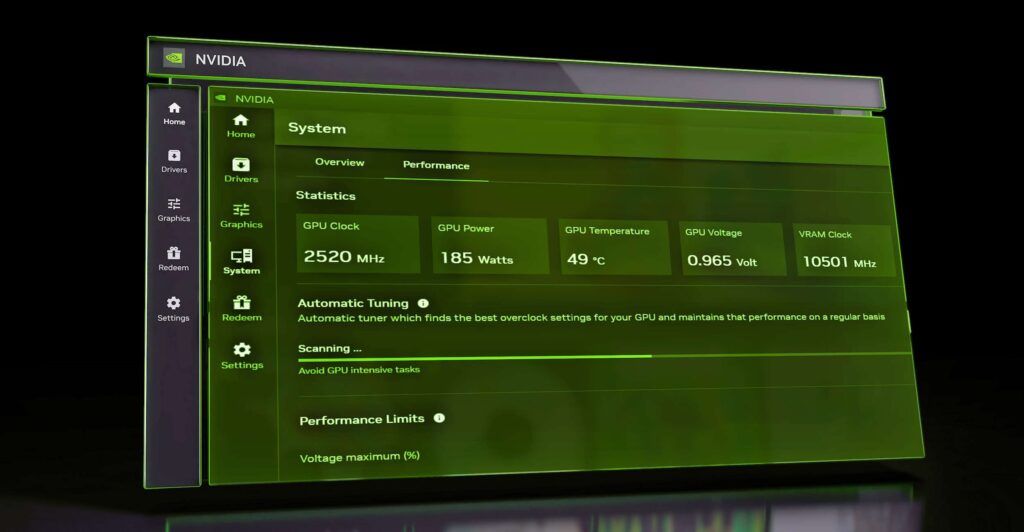 NVIDIA App gets built-in automatic overclocking for GeForce GPUs which will not invalidate warranty