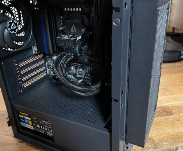 Is it okay to have my radiator hidden in the front panel like this?