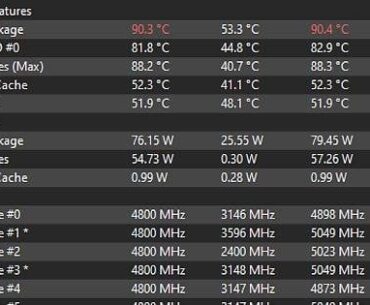 7800X3D Instantly reaches 89c and thermal throttles during C23