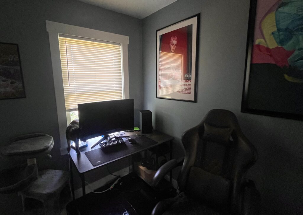 Just moved in to a new spot yesterday but this is it so far