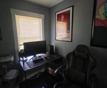 Just moved in to a new spot yesterday but this is it so far