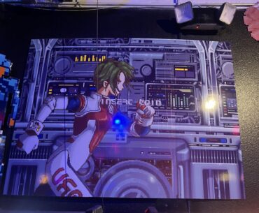 Found this cool Pulstar poster at an arcade bar.