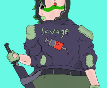 Savage Cyberpunk Oc