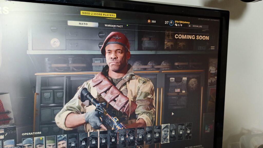Why does it show that Kingsley is coming soon to Cold war ? the update is coming or what