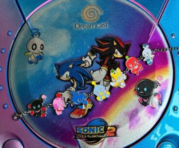 My Chao bracelet pairs well with my Dreamcast (UV printed shell)