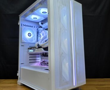 Simple white theme gaming pc for the white lovers out there / supersystems singapore